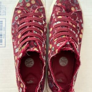 Floral Red Sneakers by Rocket Dog
